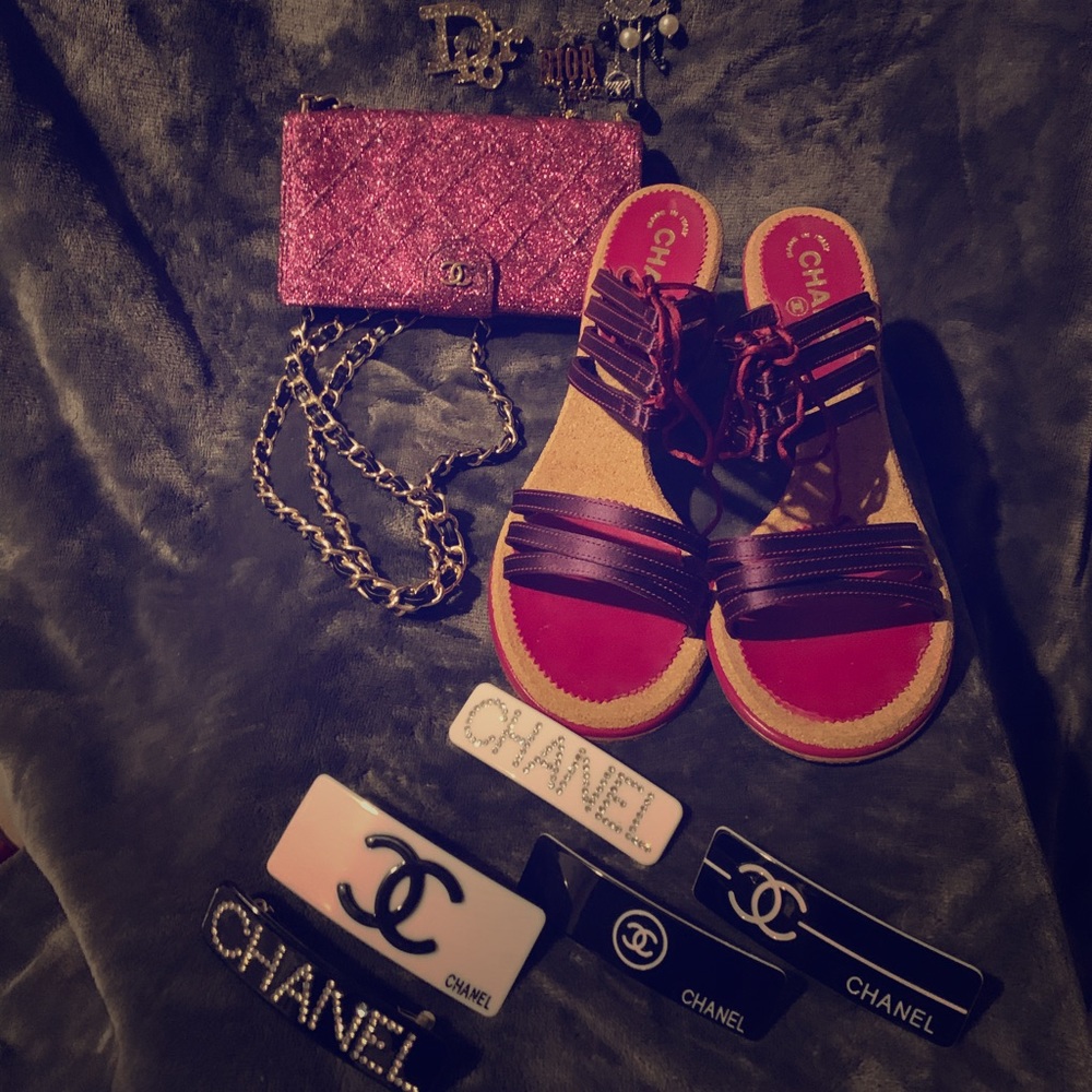 VINTAGE CHANEL SANDALS!!! Excellent condition